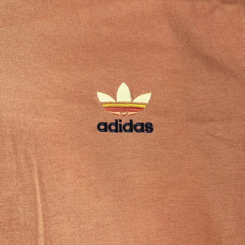 Adidas Originals Graphic Planet T‎ Shirt Mens Large Orange Protect What You Love